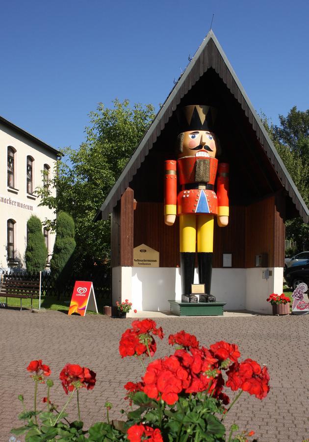 Ferienhaus Erzgebirge "An Der Trebe" Mit Kamin Und Sauna Нойхаузен Екстериор снимка